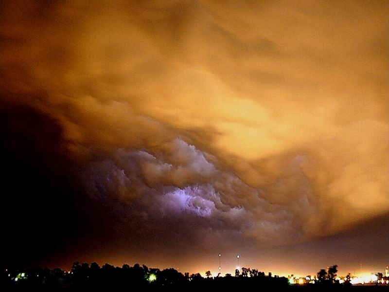 Storm in Banbury, Western Australia