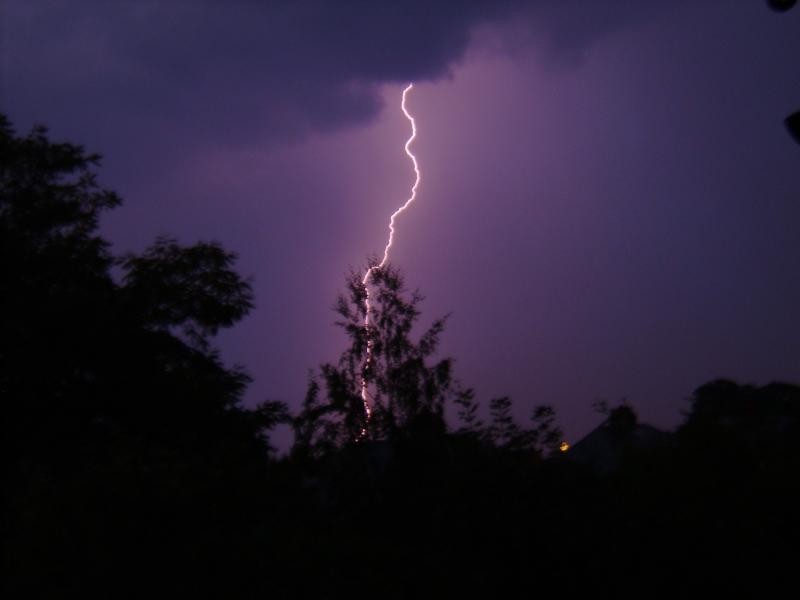 Lightning in Oxford, 31/08/05
