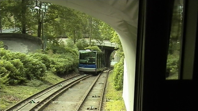 the funicular out of Bergen