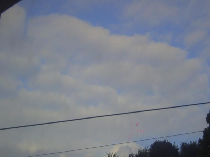 Strato-cumulus with isolated cumulonimbus