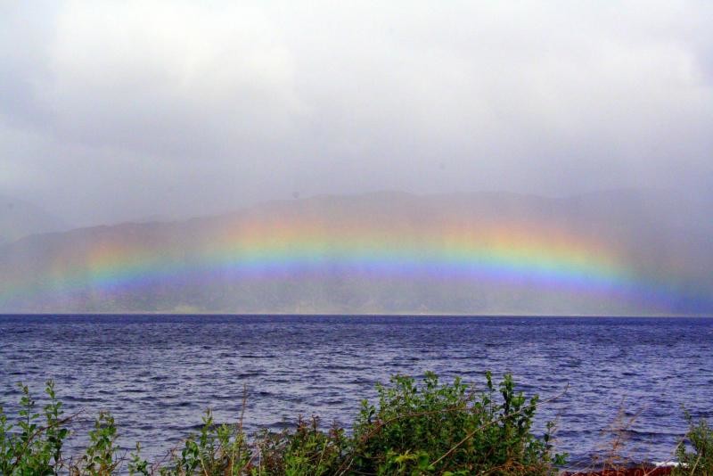 Loch Laggan rainbow