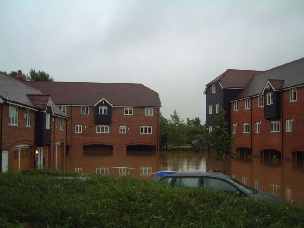 Homes Flooded Pershore 21/07