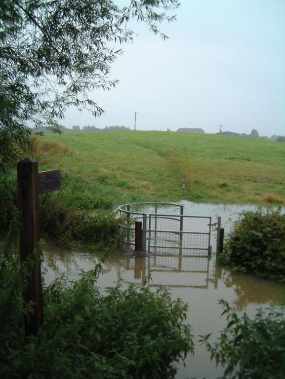 A Wet Footpath 