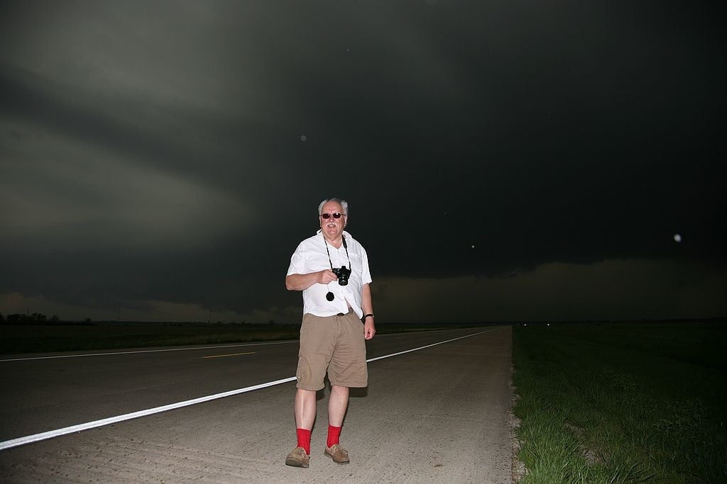 63. Michael Fish with the supercell, near Fredonia, Kansas 0