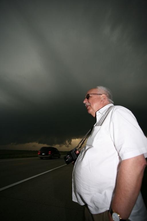 67. Michael Fish with the supercell, near Fredonia, Kansas 0