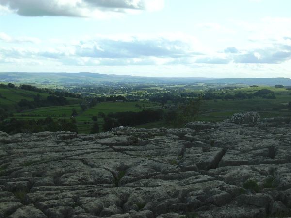 Limestone Pavement at top of Cove