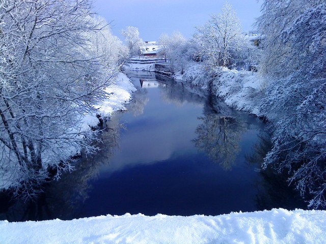 River Irvine in Galston, Ayrshire (23.12.2009)