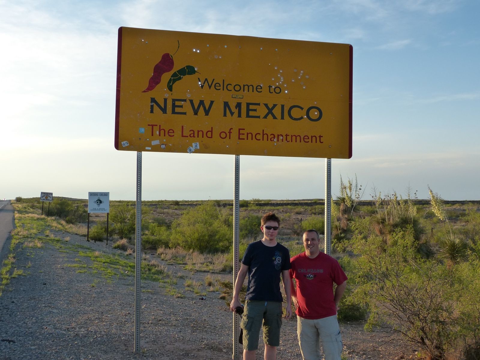 Entering New Mexico