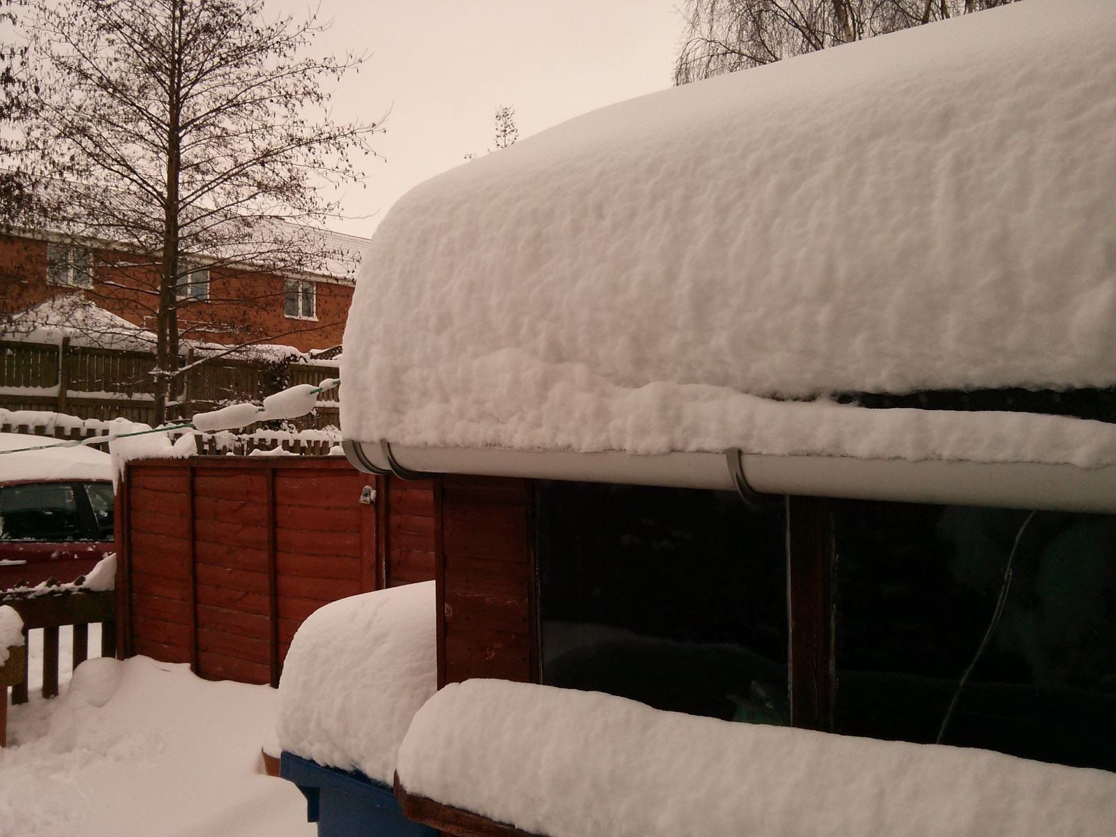 38cm On Shed Roof