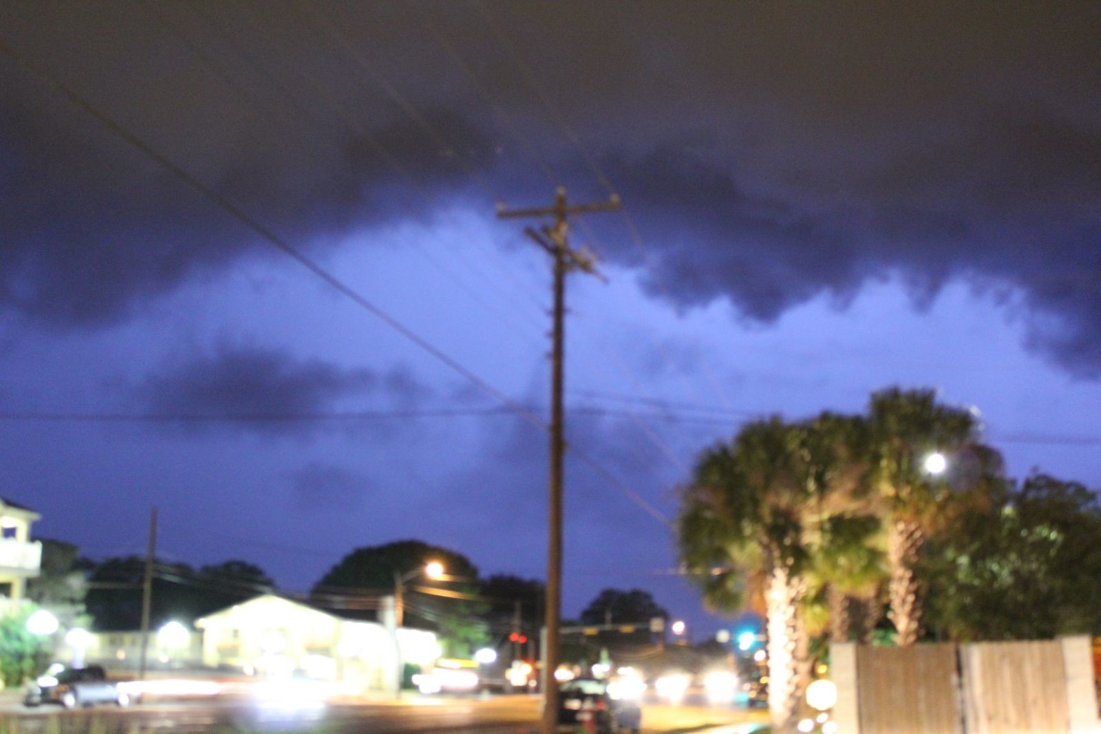 Night Lightning in Fredricksberg TX
