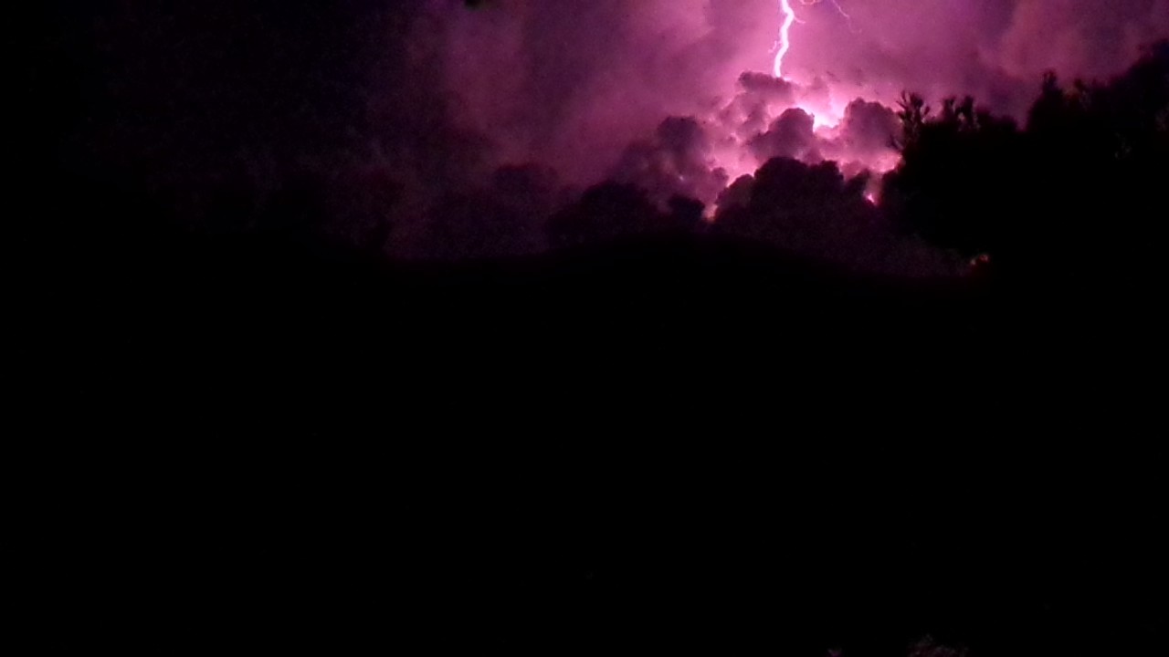 Ibiza Lightning Storm 14th September 2013