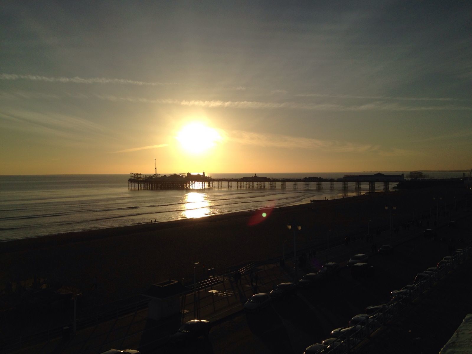 Sunset over Brighton
