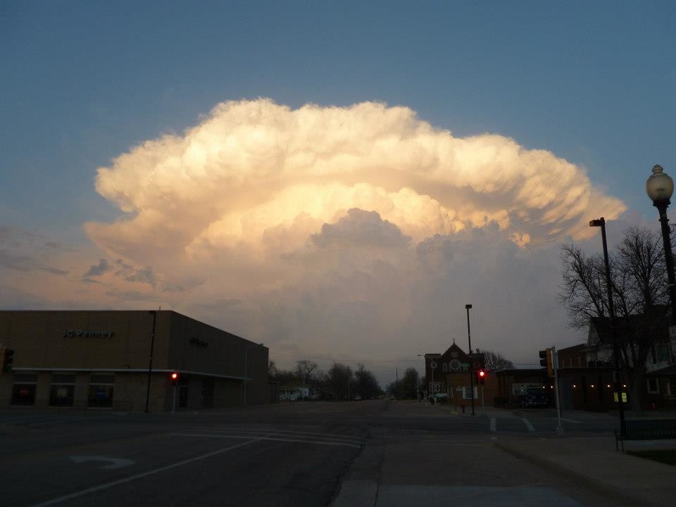 A photo of a supercell that I took in Kansas in April :)