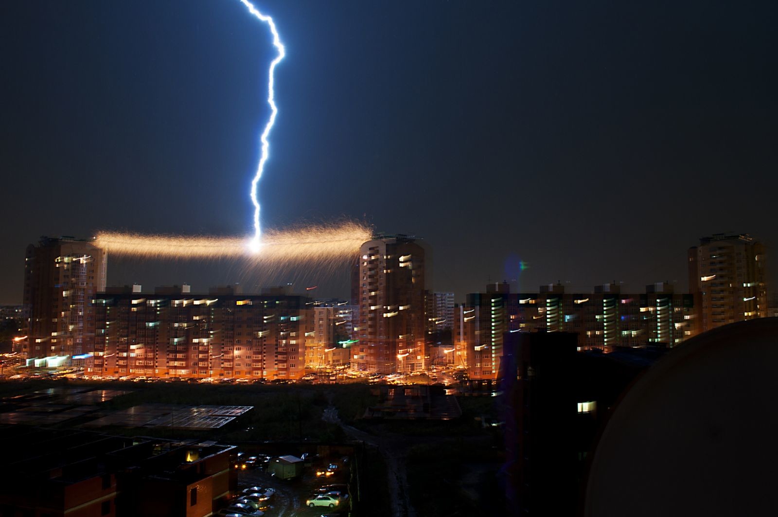 Lightning in Russia