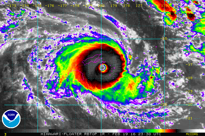 Severe Tropical Cyclone Winston - Hurricanes, Cyclones and Extreme ...