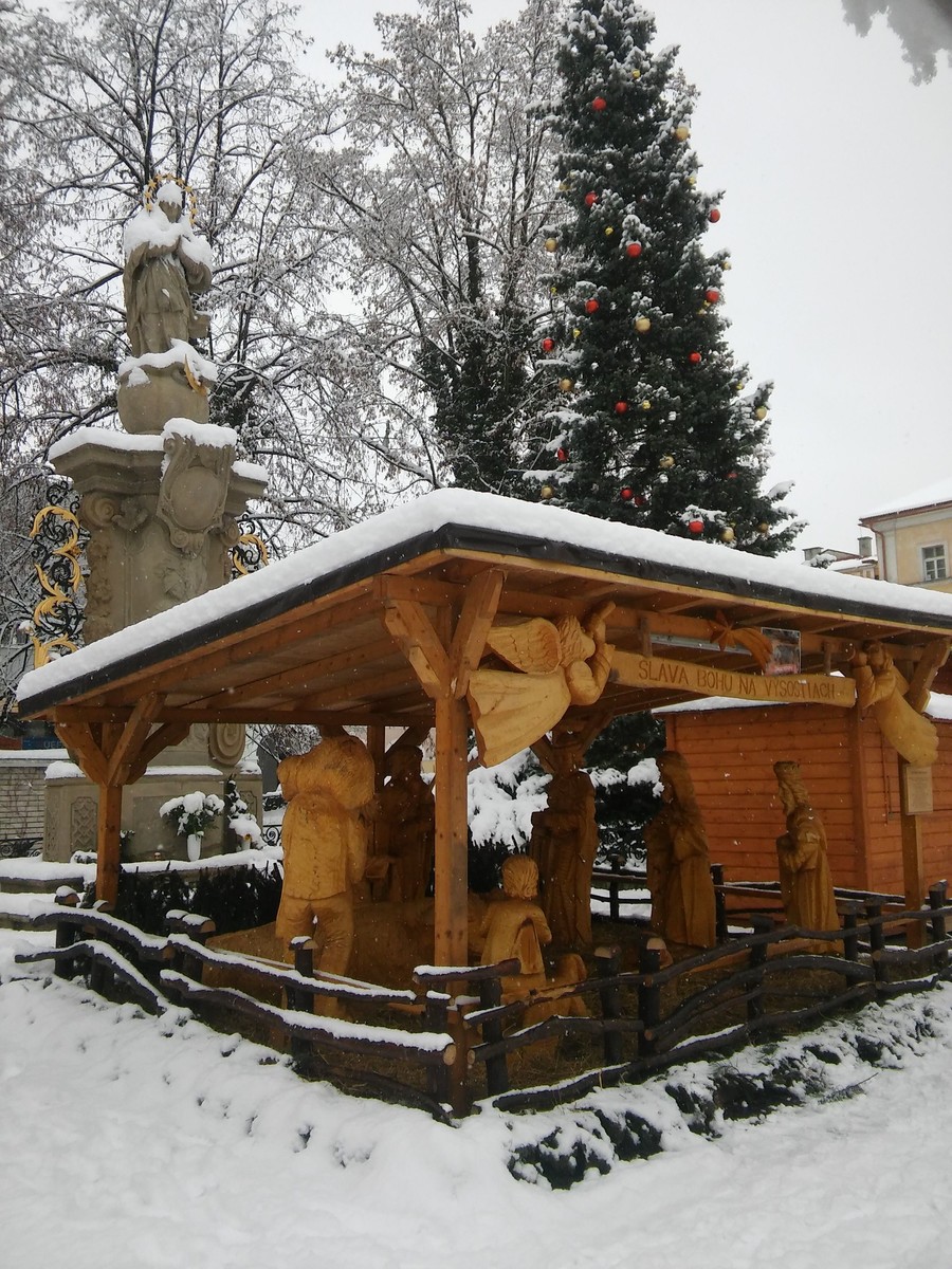Snow in Žilina, 1st December 2016