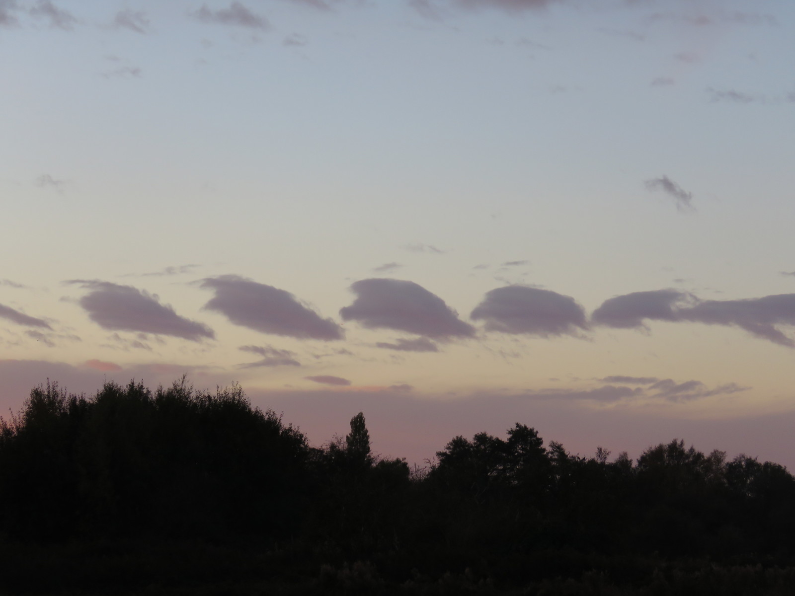 Kelvin-Helmholtz wave clouds