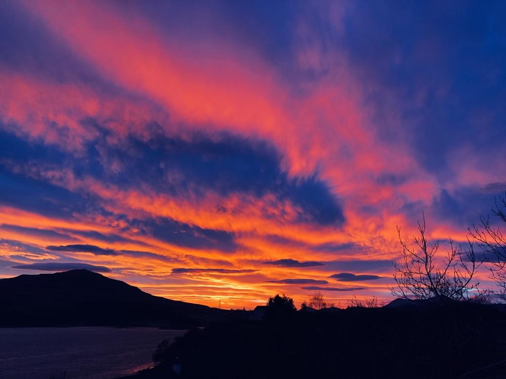 Sunrise over Portree, Isle of Skye 13 December 2018.