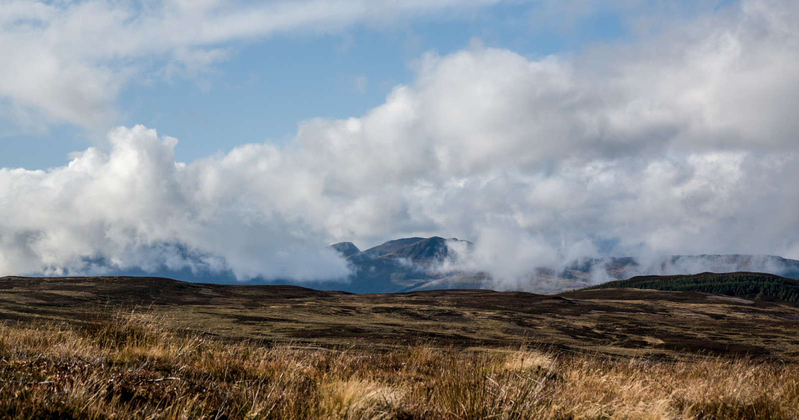 Clouds over Glen Lyon and the Lawers Group