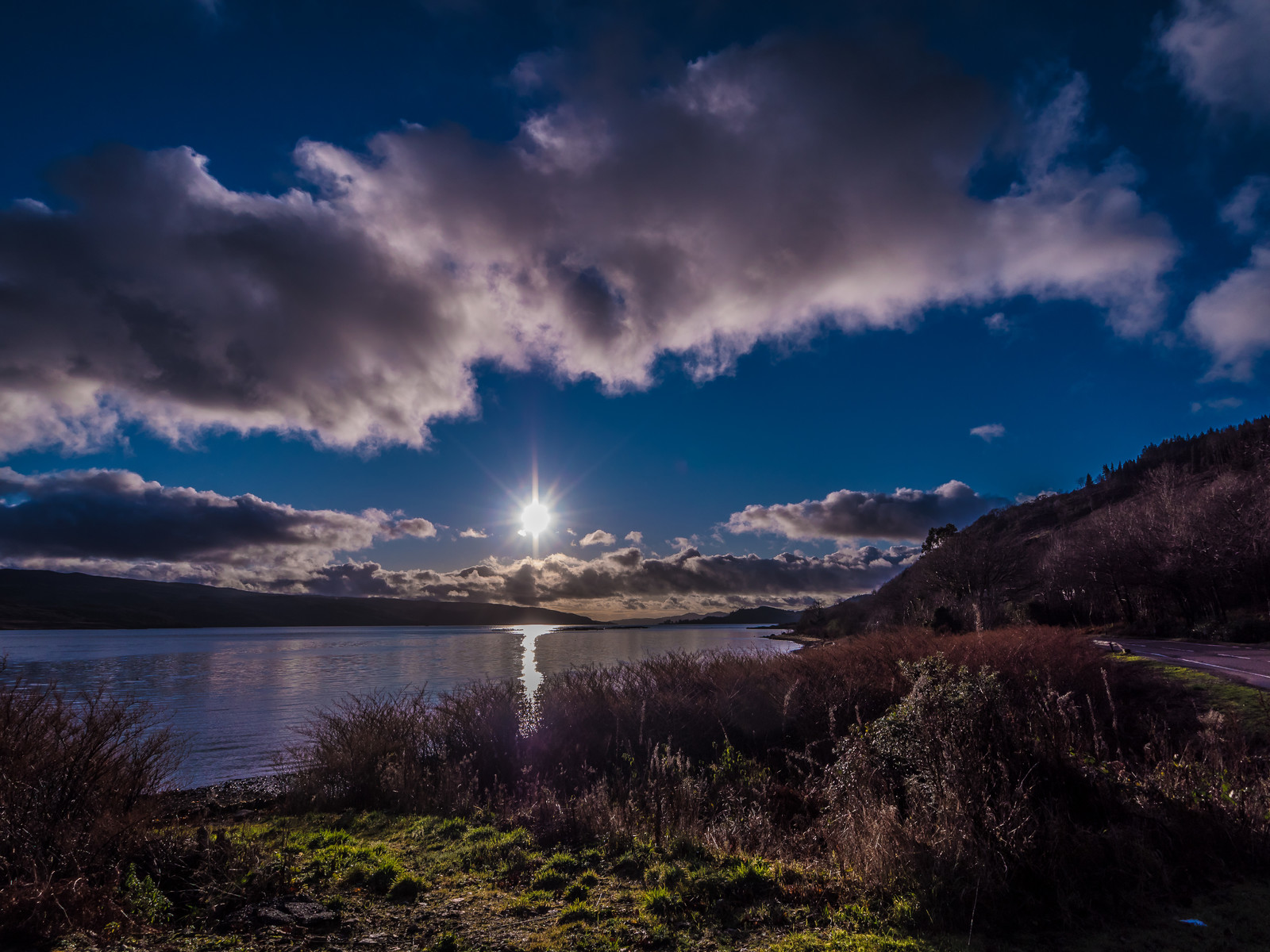 Winter sun on Loch Fyne