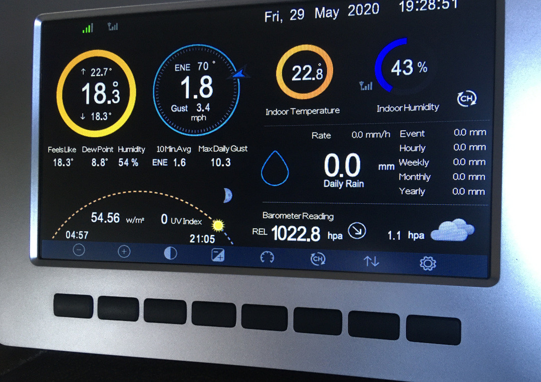 W8682MKII Watson Weather Station Wireless Garden Décor Yard, Garden
