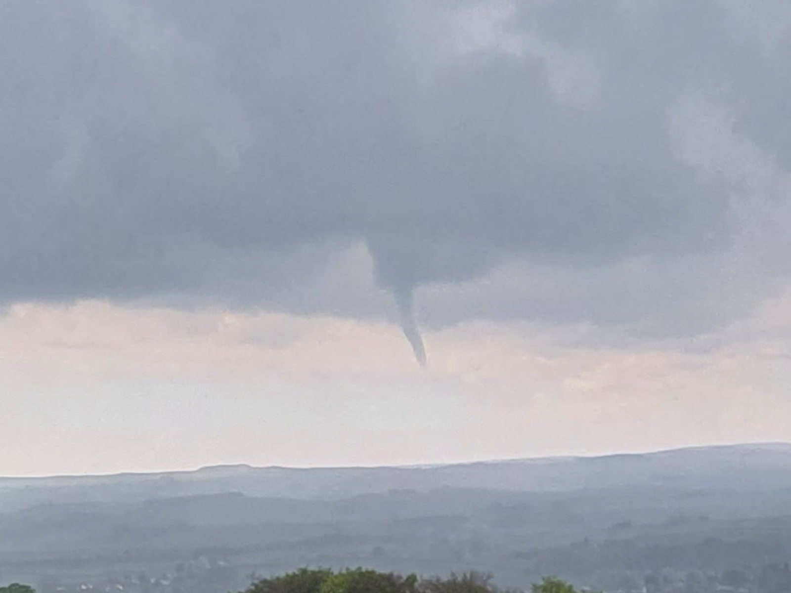 Funnel Cloud over Dales 3rd of May. 2020