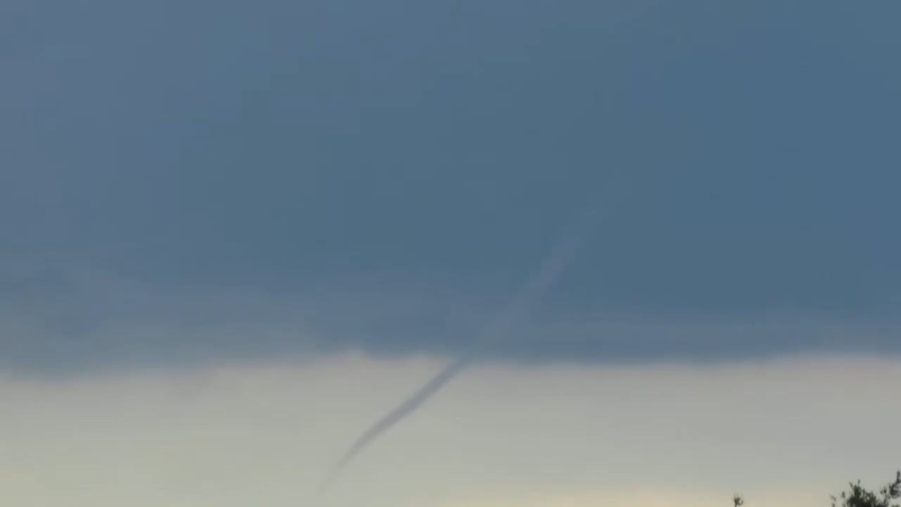 Rope funnel cloud to the NW of Irlam, UK_ 17th August 2020.